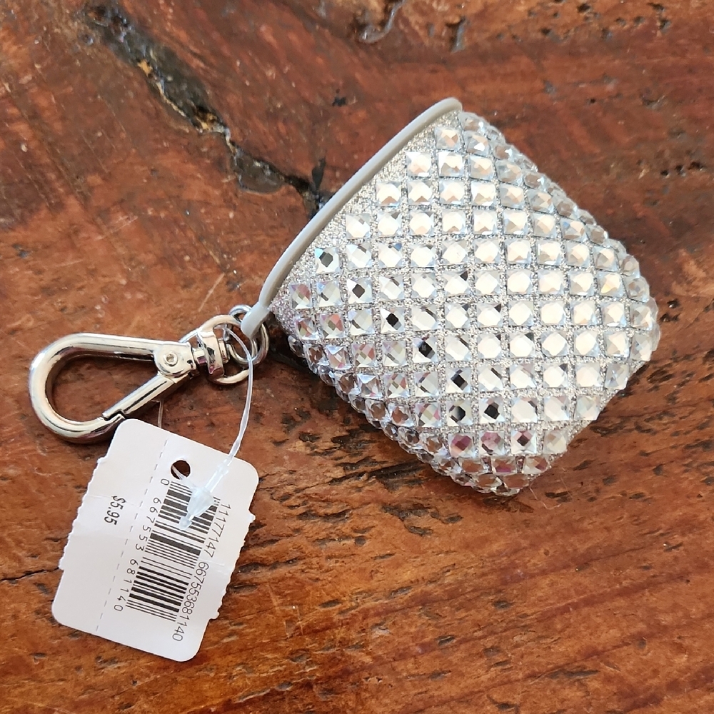 Bath & Body Works Silver Crystal Clip-On Pouch